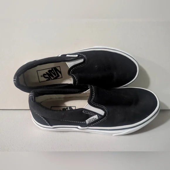 Vans Black Slip-On Sneakers - Picture 5 of 9
